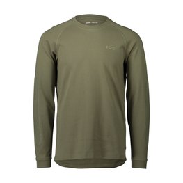 POC Letnia koszulka kolarska z długim rękawem - POISE CREW - zielony