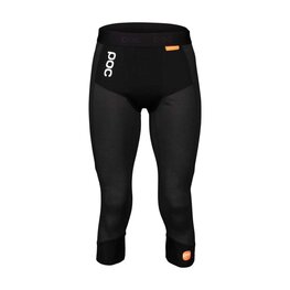 POC Kolarskie majtki - RESISTANCE LAYER TIGHTS - czarny/pomarańczowy