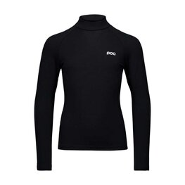 POC Kolarska koszulka z długim rękawem - MOCK NECK JERSEY Y - czarny