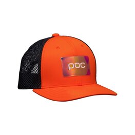 POC Czapka kolarska - ESSENTIAL MTB CAP - czarny/pomarańczowy