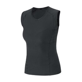 GORE Kolarski bezrękawnik - BASE LAYER - czarny