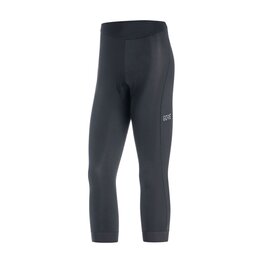 GORE Kolarskie spodnie 3/4 bez szelek - C3 - czarny
