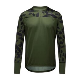 GORE Kolarska koszulka z długim rękawem - TRAILKPR - czarny/szary