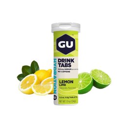GU Żywność kolarska - HYDRATION DRINK TABS 54 G LEMON/LIME