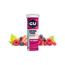 GU Żywność kolarska - HYDRATION DRINK TABS 54 G TRIBERRY
