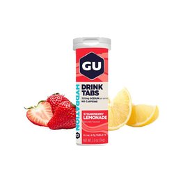 GU Żywność kolarska - HYDRATION DRINK TABS 54 G STRAWBERRY LEMONADE