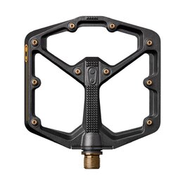 CRANKBROTHERS pedały - STAMP 11 LARGE - czarny/złoty
