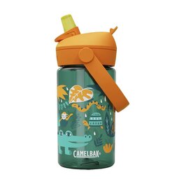 CAMELBAK Bidon kolarski - THRIVE FLIP STRAW KIDS 0,4l - zielony/pomarańczowy