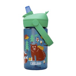 CAMELBAK Bidon kolarski - THRIVE FLIP STRAW KIDS 0,4l - zielony/niebieski