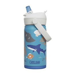 CAMELBAK Bidon kolarski - THRIVE FLIP STRAW KIDS VSS 0,35 L - niebieski/kolorowy