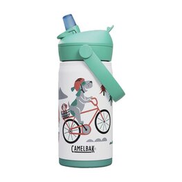 CAMELBAK Bidon kolarski - THRIVE FLIP STRAW KIDS VSS 0,35 L - biały/kolorowy