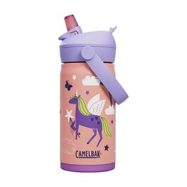 CAMELBAK Bidon kolarski - THRIVE FLIP STRAW KIDS VSS 0,35 L - pomarańczowy/kolorowy