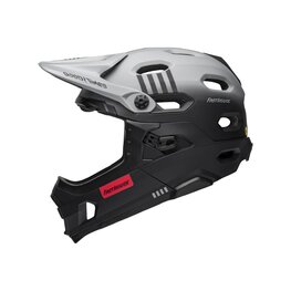 BELL Kask kolarski - SUPER DH - szary/czarny