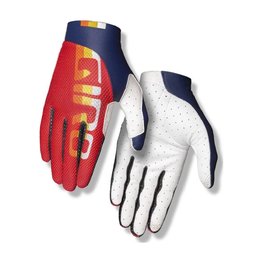 GIRO Kolarskie rękawiczki z długimi palcami - TRIXTER - czerwony/czarny/biały