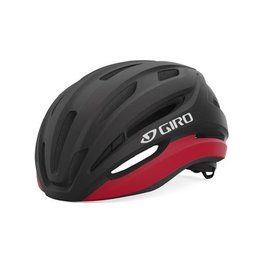 GIRO Kask kolarski - ISODE II - czarny/czerwony