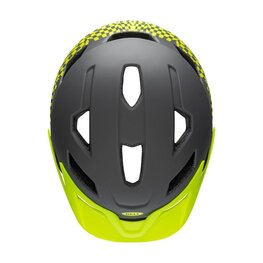 BELL Kask kolarski - SIDETRACK - szary/żółty