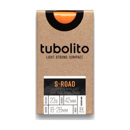 TUBOLITO dętka - S-TUBO ROAD 700x18/32C - SV60 - pomarańczowy