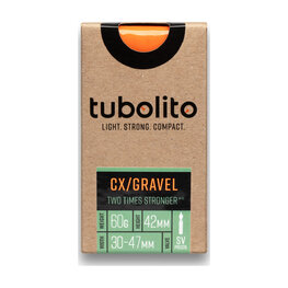 TUBOLITO dętka - CX/GRAVEL 700x32/50C - SV60 - pomarańczowy