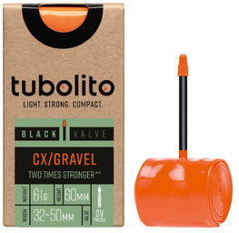 TUBOLITO dętka - CX/GRAVEL 700x32/50C - SV60 - pomarańczowy