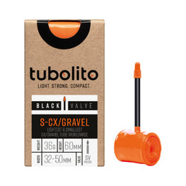 TUBOLITO dętka - S-TUBO CX/GRAVEL BLACK - SV42 - pomarańczowy