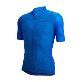 SANTINI Koszulka kolarska z krótkim rękawem - COLORE PURO - niebieski