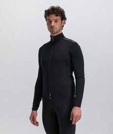 SANTINI Kolarska ocieplana kurtka - ADAPT MULTI - czarny