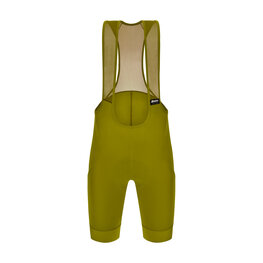 SANTINI Krótkie spodnie kolarskie z szelkami - RTR - zielony