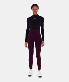 SANTINI Długie spodnie kolarskie bez szelek - RTR - bordowy