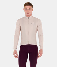 SANTINI Kolarska kurtka przeciwwiatrowa - RTR WIND - kość słoniowa