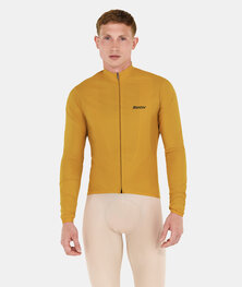 SANTINI Kolarska kurtka przeciwwiatrowa - RTR WIND - żółty