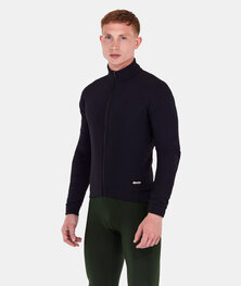 SANTINI Kolarska ocieplana kurtka - RTR - czarny