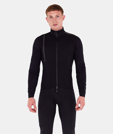 SANTINI Kolarska ocieplana kurtka - VEGA - czarny