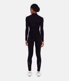 SANTINI Długie spodnie kolarskie bez szelek - RTR - czarny