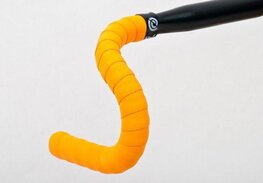 BIKERIBBON owijka na kierownicę - CORK PLUS - pomarańczowy