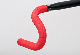 BIKERIBBON owijka na kierownicę - CORK PLUS - czerwony