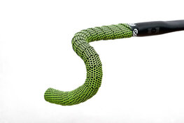 BIKERIBBON owijka na kierownicę - HEXAGON - żółty