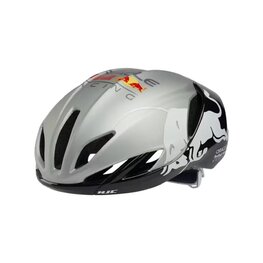 HJC Kask kolarski - FURION 3.0 ORACLE RED BULL RACING - srebrny/czerwony