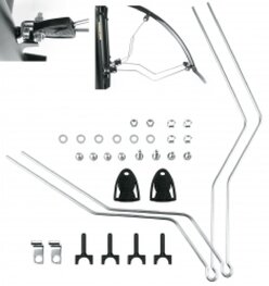 SKS część zapasowa - FRONT WHEEL STAY KIT - srebrny
