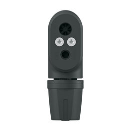 SKS pompka - MULTIVALVE EASY HEAD - czarny/pomarańczowy