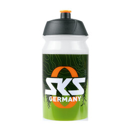 SKS Bidon kolarski - ORGANIC DRINKING BOTTLE - biały/zielony
