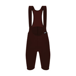 SANTINI Krótkie spodnie kolarskie z szelkami - RTR - brązowy