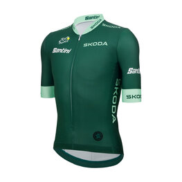 SANTINI Koszulka kolarska z krótkim rękawem - TDF OFFICIAL BEST SPRINTER - zielony