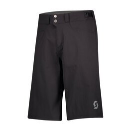 SCOTT Krótkie spodnie kolarskie bez szelek - TRAIL FLOW W/PAD - czarny