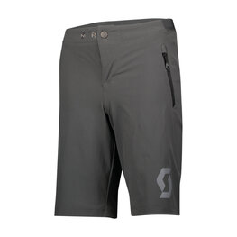 SCOTT Krótkie spodnie kolarskie bez szelek - TRAIL 10 LS/FIT W/PAD JR - szary