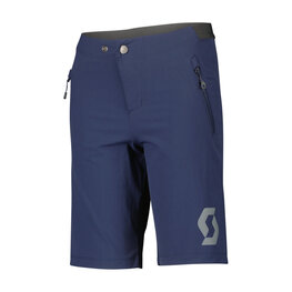 SCOTT Krótkie spodnie kolarskie bez szelek - TRAIL 10 LS/FIT W/PAD JR - niebieski