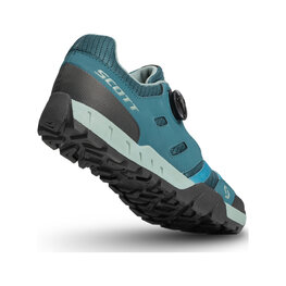 SCOTT Buty rowerowe - SPORT CRUS-R FLAT W - zielony/niebieski