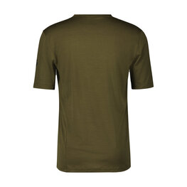 SCOTT Kolarska koszulka z krótkim rękawem - COMMUTER MERINO - brązowy