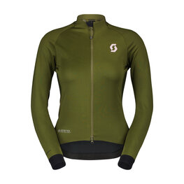 SCOTT Kolarska kurtka przeciwwiatrowa - RC PRO WARM GTX WS W - zielony/różowy