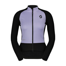 SCOTT Kolarska kurtka przeciwwiatrowa - RC PRO WARM HYBRID GTX WS W - czarny/fioletowy
