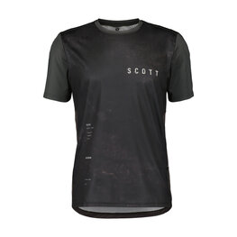 SCOTT Koszulka kolarska z krótkim rękawem - VERTIC SS - czarny/szary